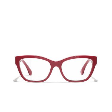 Gafas para graduar ojo de gato CHANEL 1769 dark red - Vista delantera