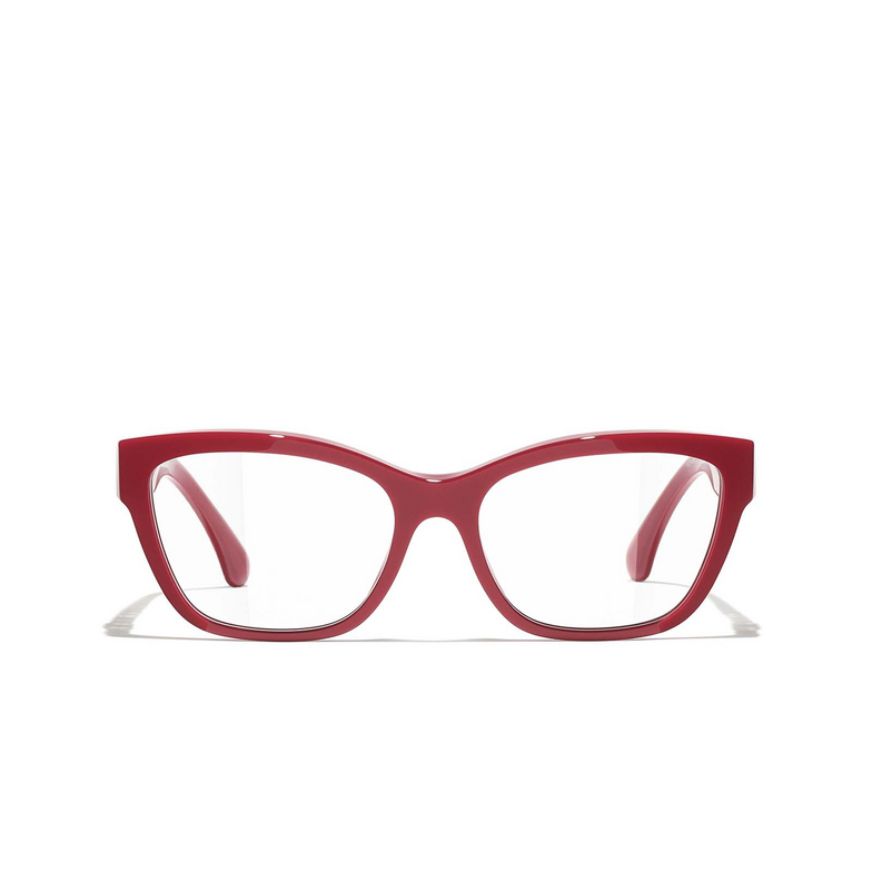 CHANEL cateye Eyeglasses 1769 dark red