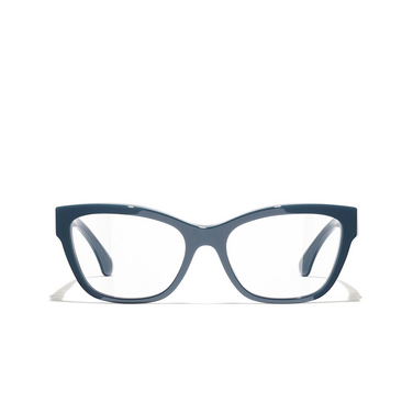 CHANEL cateye Eyeglasses 1790 blue grey - front view