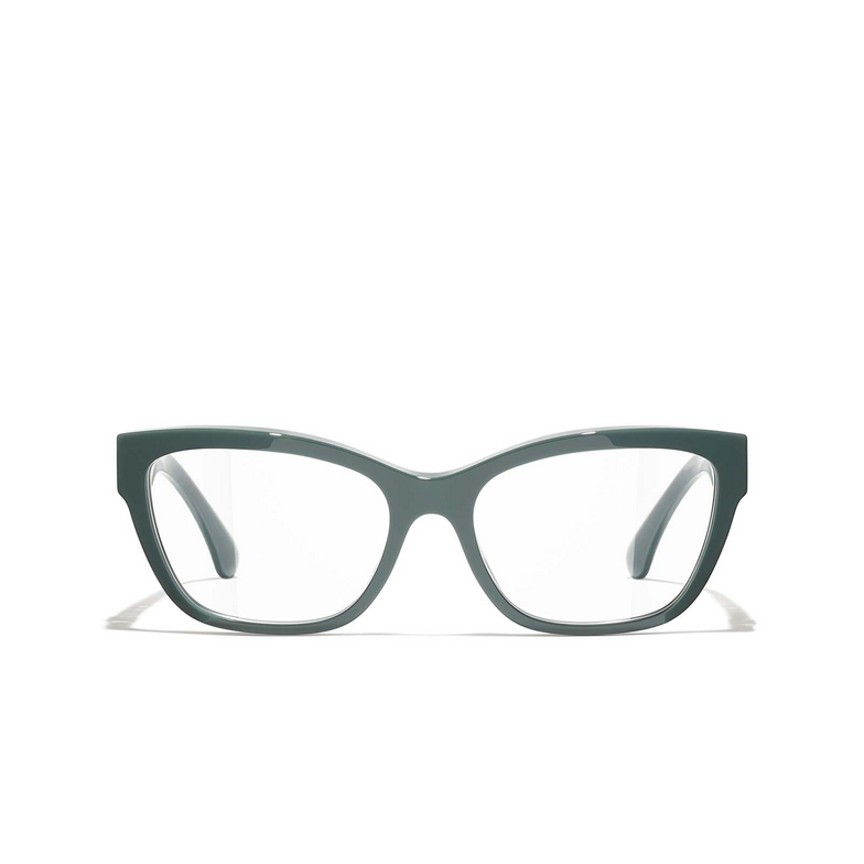 Optiques oeil de chat CHANEL 1793 teal green