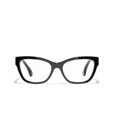 Gafas para graduar ojo de gato CHANEL C622 black - Vista delantera