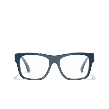 CHANEL square Eyeglasses 1790 blue grey - front view