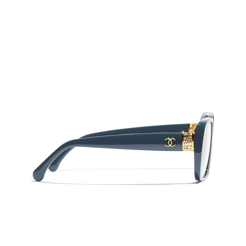 CHANEL square Eyeglasses 1790 blue grey