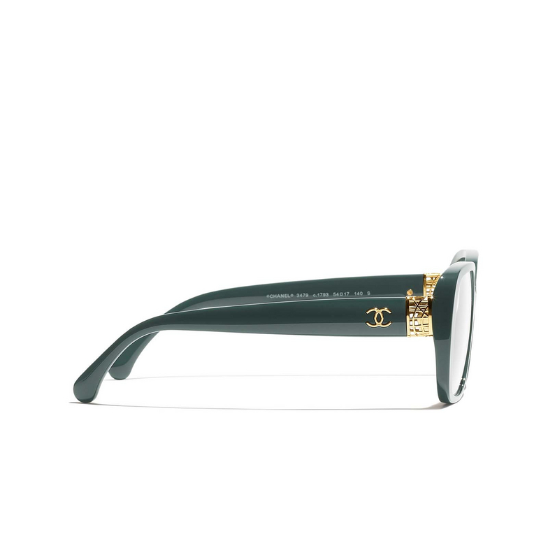 Gafas para graduar cuadradas CHANEL 1793 teal green