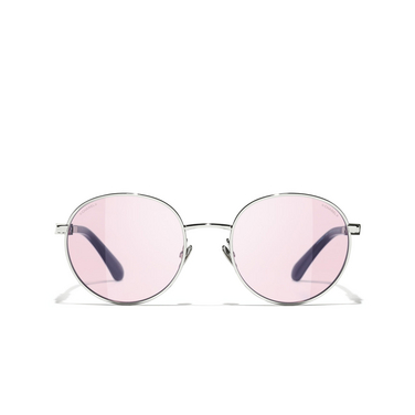 Gafas de sol pantos CHANEL C124P5 silver - Vista delantera