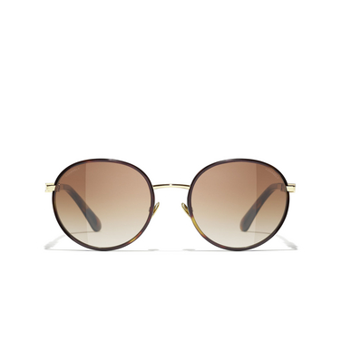 Gafas de sol pantos CHANEL C429S5 gold - Vista delantera