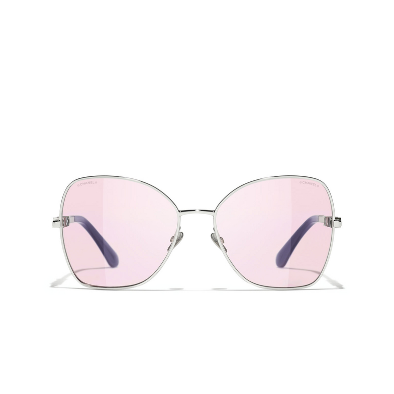 Solaires papillon CHANEL C124P5 silver