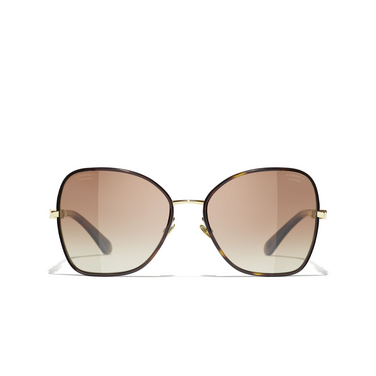 CHANEL butterfly Sunglasses C429S9 gold - front view