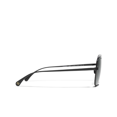 CHANEL pilotensonnenbrille C101S4 black - Dreiviertelansicht