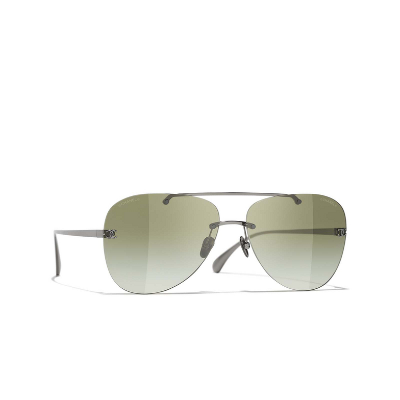 CHANEL pilot Sunglasses C1088E gunmetal