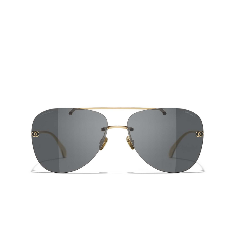 CHANEL pilot Sunglasses C395S4 gold