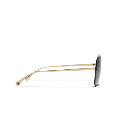 CHANEL pilot Sunglasses C395S4 gold - three-quarters view