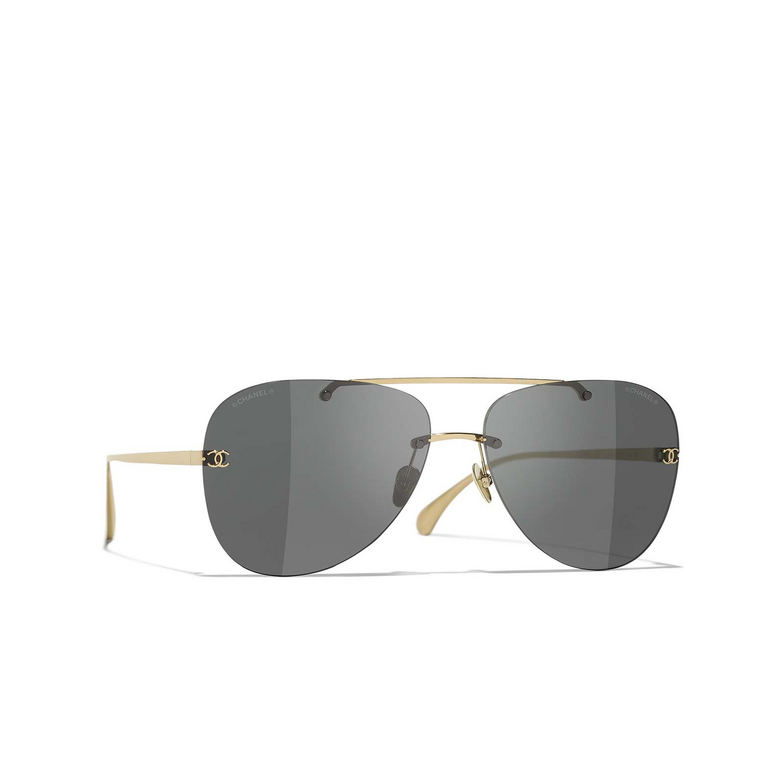 CHANEL pilot Sunglasses C395S4 gold