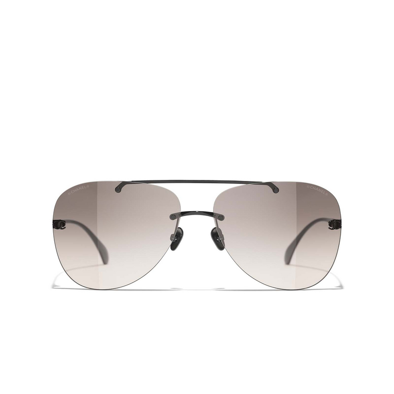 CHANEL pilotensonnenbrille C48619 dark grey