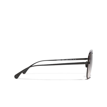 CHANEL pilotensonnenbrille C48619 dark grey - Dreiviertelansicht