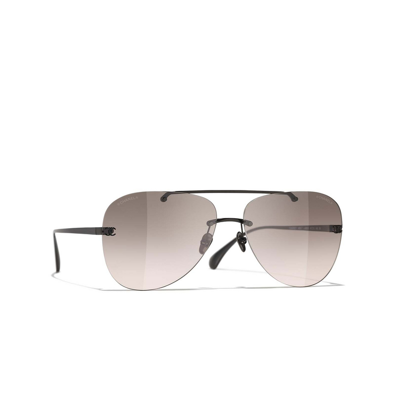 CHANEL pilotensonnenbrille C48619 dark grey