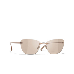 Gafas de sol ojo de gato CHANEL C22693 beige & rose gold