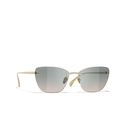 Gafas de sol ojo de gato CHANEL C395S3 gold