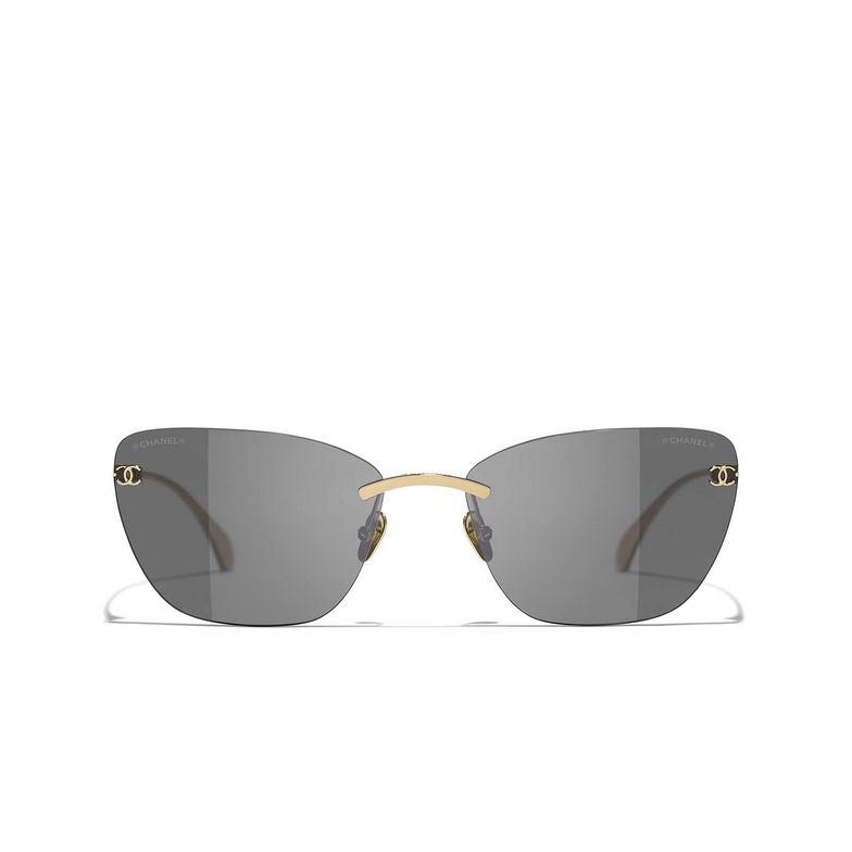 CHANEL Katzenaugenförmige sonnenbrille C395S4 gold