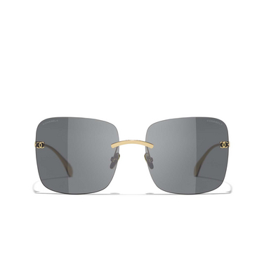 CHANEL quadratische sonnenbrille C395S4 gold - Vorderansicht