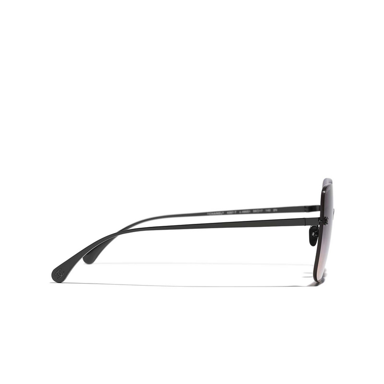 CHANEL quadratische sonnenbrille C486S1 black