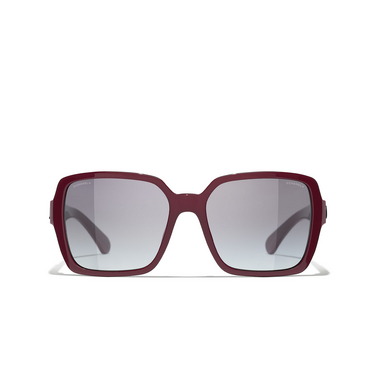 CHANEL square Sunglasses 1769S6 burgundy - front view