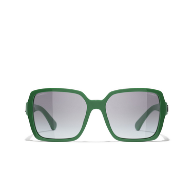 CHANEL quadratische sonnenbrille 1774S6 green - Vorderansicht