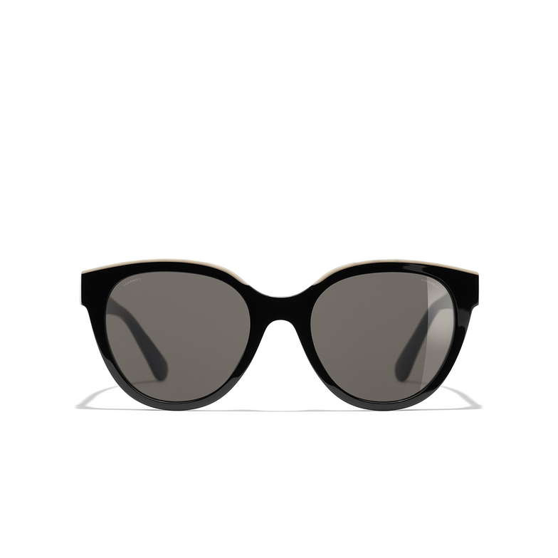 Gafas de sol mariposa CHANEL C534/3 black & beige