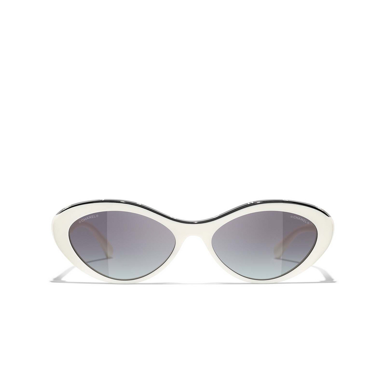 CHANEL ovale sonnenbrille 1763S6 white