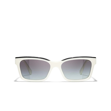 Gafas de sol cuadradas CHANEL 1763S6 white - Vista delantera