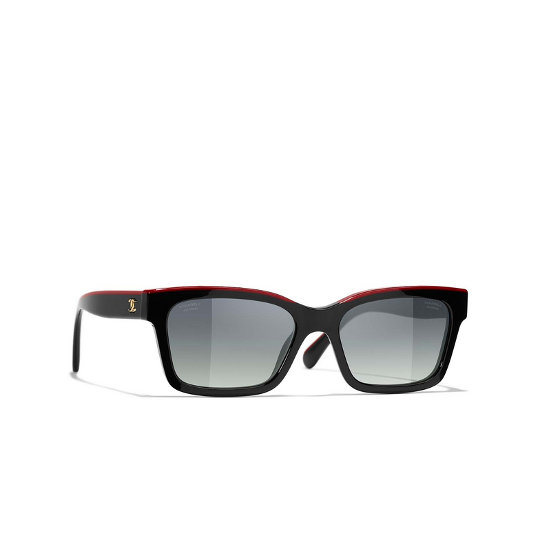 CHANEL quadratische sonnenbrille 1794S8 black