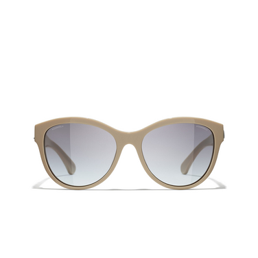 CHANEL pantos Sunglasses 1520S6 beige & taupe - front view