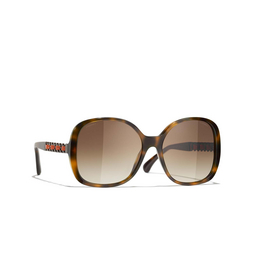 CHANEL square Sunglasses 1761S5 tortoise