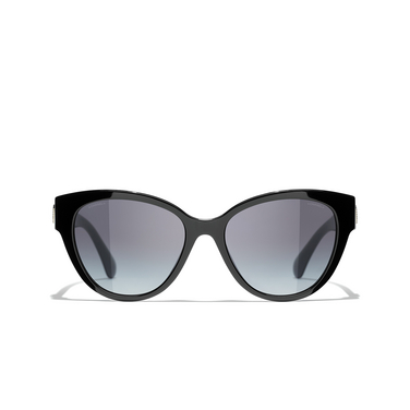CHANEL butterfly Sunglasses 1403S6 black - front view