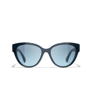 CHANEL Schmetterlingsförmige sonnenbrille 1724S2 blue - Vorderansicht