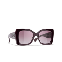 Gafas de sol cuadradas CHANEL 1461S1 burgundy