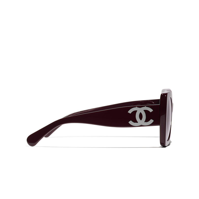 Gafas de sol cuadradas CHANEL 1461S1 burgundy