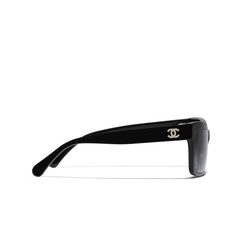 Gafas de sol rectangulares CHANEL C622S6 black