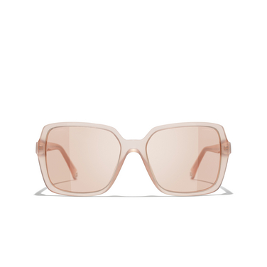 CHANEL square Sunglasses 17324B coral - front view