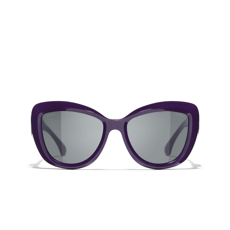 CHANEL Schmetterlingsförmige sonnenbrille 1758S4 purple