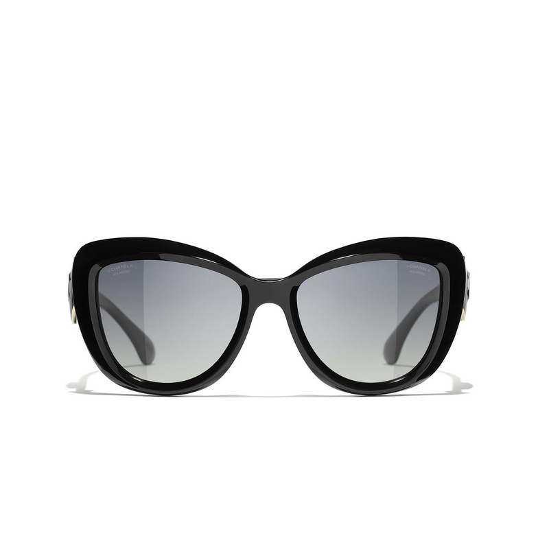 CHANEL Schmetterlingsförmige sonnenbrille C622S8 black
