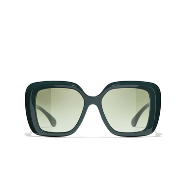 CHANEL square Sunglasses 1459S3 green - front view