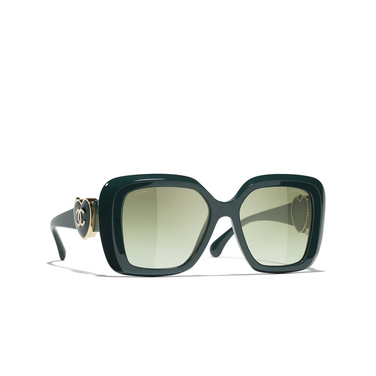 CHANEL square Sunglasses 1459S3 green - three-quarters view