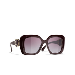 CHANEL quadratische sonnenbrille 1461S1 burgundy