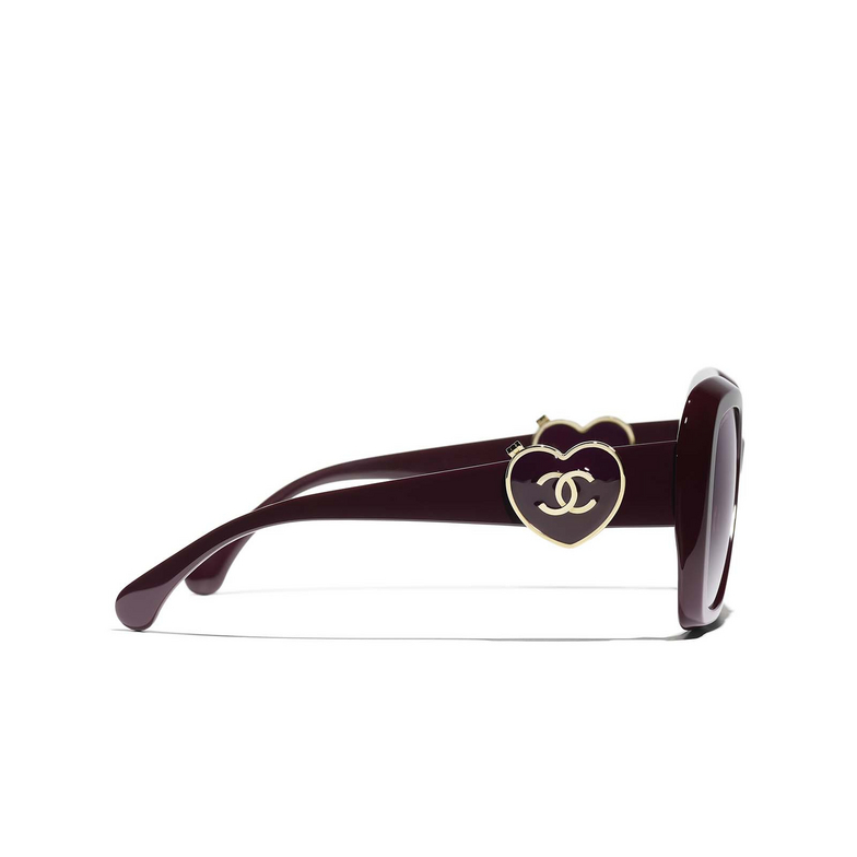 CHANEL square Sunglasses 1461S1 burgundy