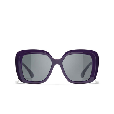 CHANEL square Sunglasses 1758S4 purple - front view