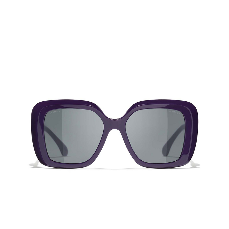 CHANEL square Sunglasses 1758S4 purple