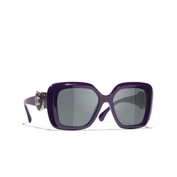 CHANEL square Sunglasses 1758S4 purple