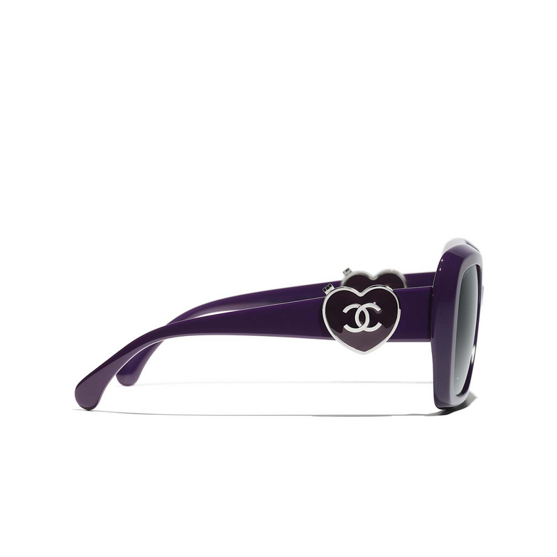 CHANEL square Sunglasses 1758S4 purple