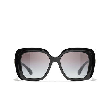 CHANEL square Sunglasses C622S6 black - front view